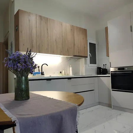 Near & Pefkias Forest -cozy Minimalist Flat